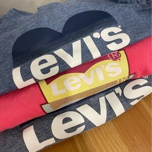 Levi’s newborn 3x baby girl outfit bodysuit